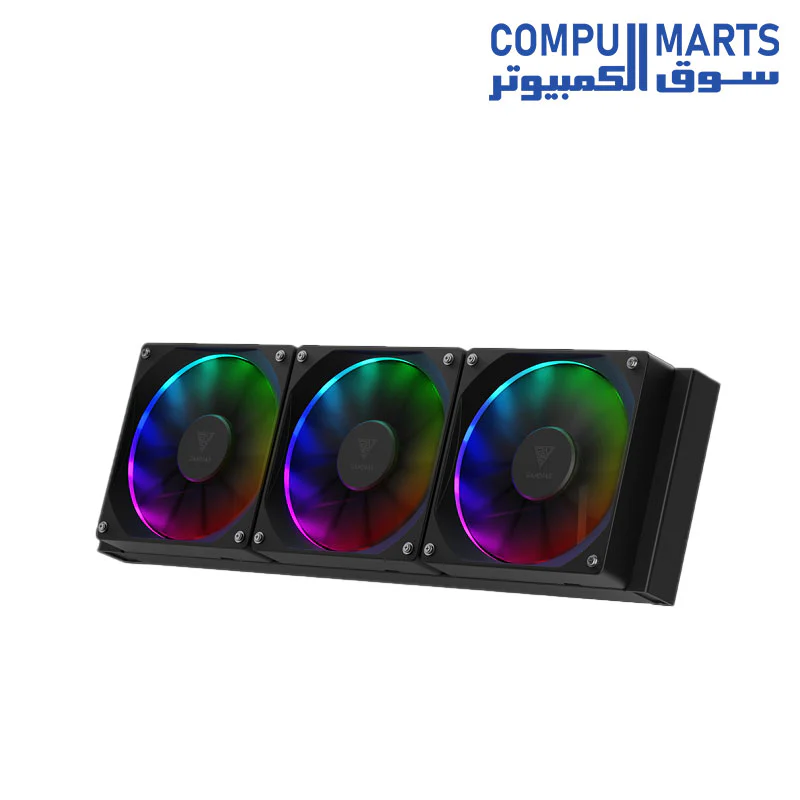 GAMDIAS CHIONE P3-360U IPS LCD ARGB Liquid CPU Cooler - Image 4