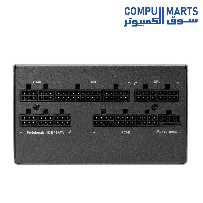 GAMDIAS Helios P2 1000G Power Supply, 1000W 80 Plus Gold Efficiency, Fully Modular, Active PFC, Fluid Dynamic Bearing, Heavy Duty Protection, Japanese Capacitors, Black | GD-HELIOS-P2-1000G - Image 6