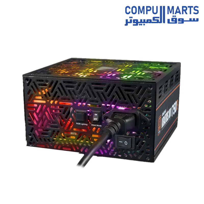 GAMDIAS KRATOS M1-750B ARGB 80% Plus Bronze PSU - Image 3