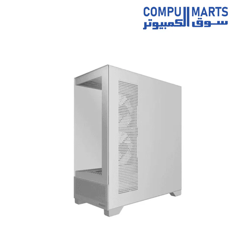 GAMDIAS ATLAS M1 PC Case, ATX Gaming Mid Tower, No-Hub, Real-time Monitor, Seamless Tempered Glass, Pre-install 3 x 120 mm ARGB PWM Fans - Image 10