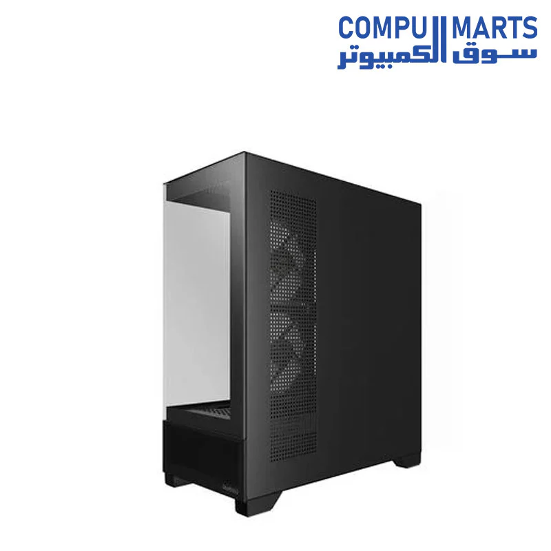 GAMDIAS ATLAS M1 PC Case, ATX Gaming Mid Tower, No-Hub, Real-time Monitor, Seamless Tempered Glass, Pre-install 3 x 120 mm ARGB PWM Fans - Image 8