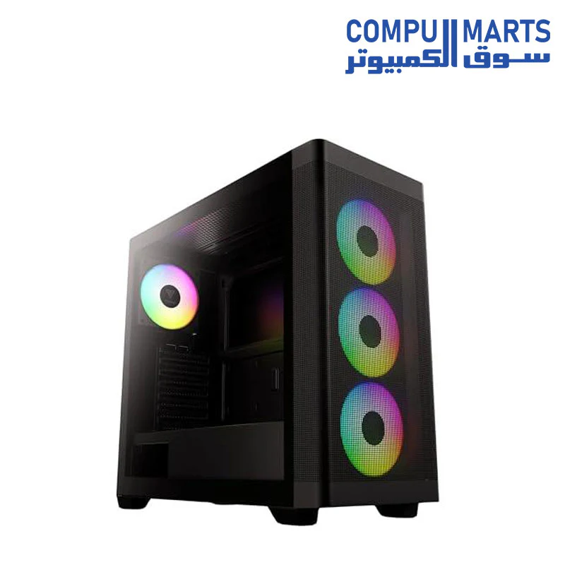 GAMDIAS ATHENA M3 ATX Mid Tower Computer Case Tempered Glass - Image 2