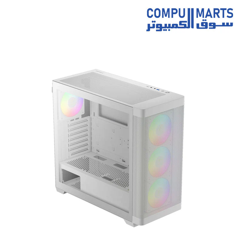 GAMDIAS ATHENA M3 ATX Mid Tower Computer Case Tempered Glass - Image 7