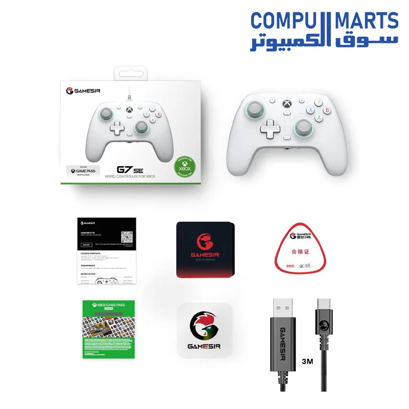 GameSir G7 SE Wired Controller for Xbox Series X|S, Xbox One & Windows 10/11, Plug and Play Gaming Gamepad with Hall Effect Joysticks/Hall Trigger, 3.5mm Audio Jack - Image 4