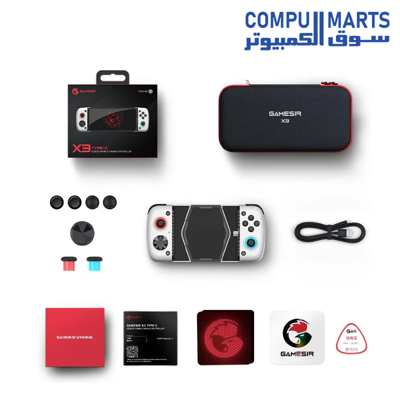 GameSir X3 Type-C Gamepad, Mobile Game Controller for Android Phone with Cooler Fan, Plug and Play Joystick - Image 4