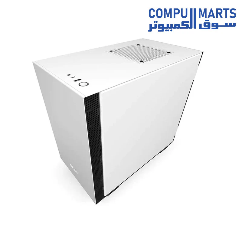 NZXT H210 - CA-H210B Mini-ITX PC - Front I/O USB Type-C Port  Gaming Case - Tempered Glass Side Panel - Cable Management System - Water Cooling Ready - Radiator Bracket - Image 3
