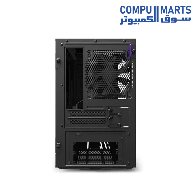 NZXT H210 - CA-H210B Mini-ITX PC - Front I/O USB Type-C Port  Gaming Case - Tempered Glass Side Panel - Cable Management System - Water Cooling Ready - Radiator Bracket - Image 7