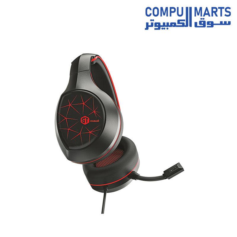 Gaming Headphone Standard GM-3501 Wired  - RED - Image 3