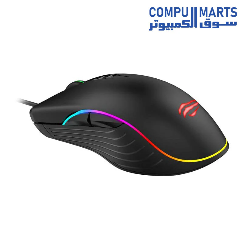 havit Gamenote Ms1006 RGB Backlit Gaming Mouse- 3200dpi - Image 3