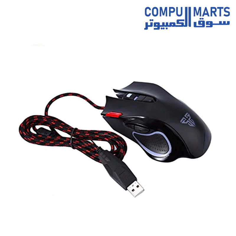 Fantech Z1 3200 DPI LED Optical USB Wired Mechanical Gaming Mouse with 7 Keys Adjustable Colorful Breathing Light - Image 3
