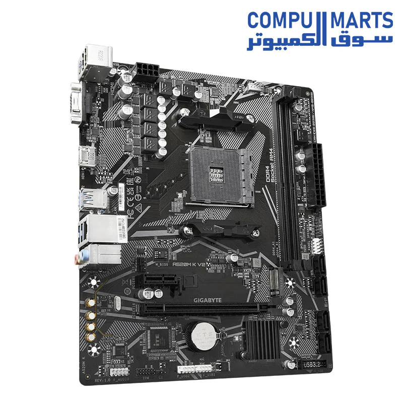 Gigabyte A520M K V2 Motherboard - Image 3