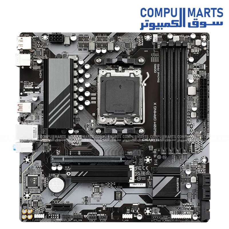 GIGABYTE A620M GAMING X rev.1.0 – AM5 DDR5 (XMP/EXPO), PCIe 4.0, M.2, ATX Design – Micro‑ATX - Image 2