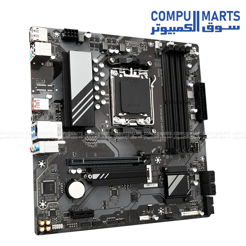 GIGABYTE A620M GAMING X rev.1.0 – AM5 DDR5 (XMP/EXPO), PCIe 4.0, M.2, ATX Design – Micro‑ATX - Image 3