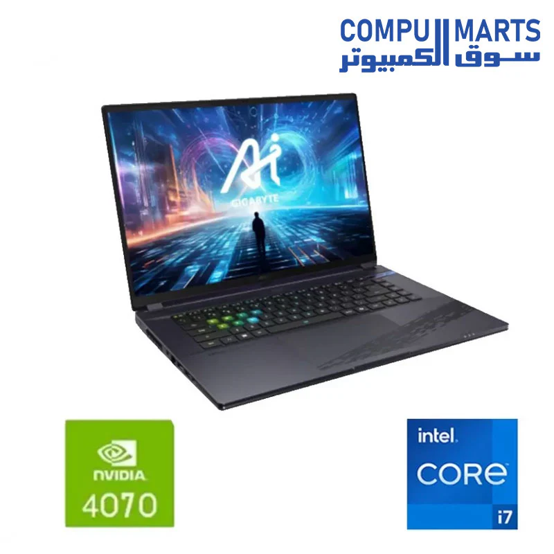 GIGABYTE - AORUS 16X (2024) Gaming Laptop - 165Hz 2560x1600 WQXGA - NVIDIA GeForce RTX 4070 - Intel i7-14650HX - 1TB SSD with 16GB DDR5 RAM - Windows 11 Home - Image 2