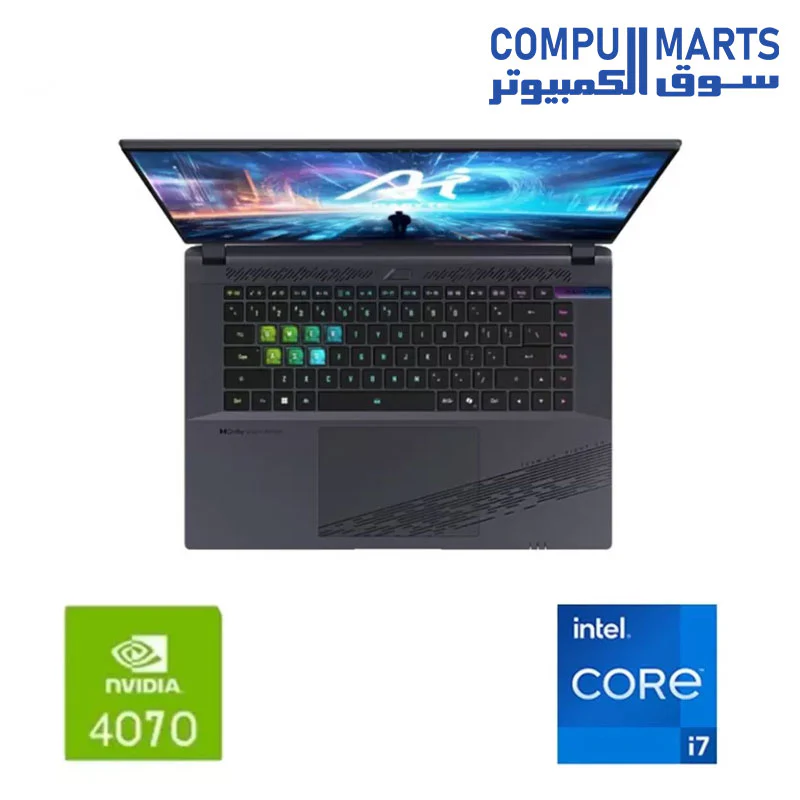 GIGABYTE - AORUS 16X (2024) Gaming Laptop - 165Hz 2560x1600 WQXGA - NVIDIA GeForce RTX 4070 - Intel i7-14650HX - 1TB SSD with 16GB DDR5 RAM - Windows 11 Home - Image 3