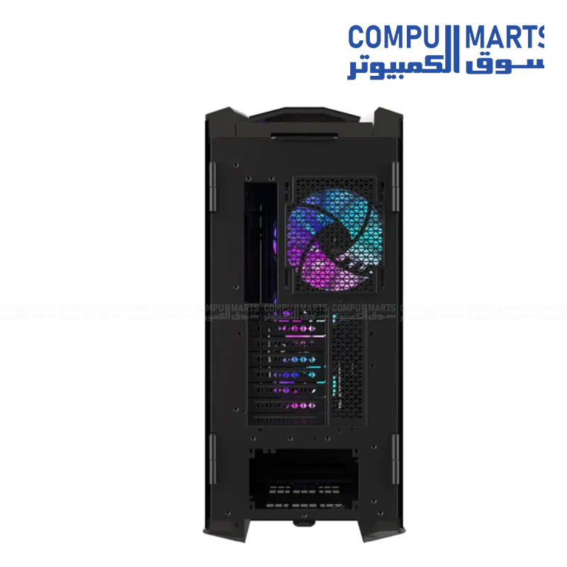 GIGABYTE AORUS C601 Glass Mid Tower Case – 4×140mm ARGB PWM Fans, USB 3.1 Gen2 Type-C – Black - Image 3