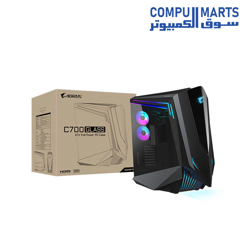Gigabyte Aorus C700 Glass Full Tower Gaming Case - Image 8