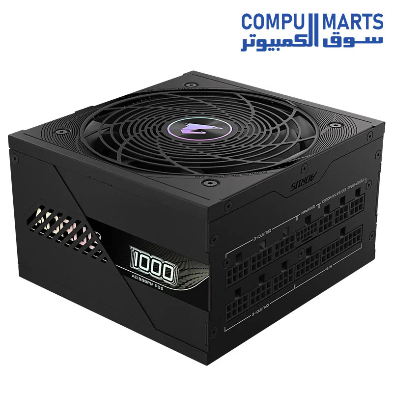 GIGABYTE AORUS ELITE P1000W 80+ Platinum Full Modular PCIe 5.0 — ATX 3.0 and PCIe Gen 5.0, 80 PLUS Platinum, 100% Japanese capacitors, Compact design - GP-AE1000PM PG5 - Image 3