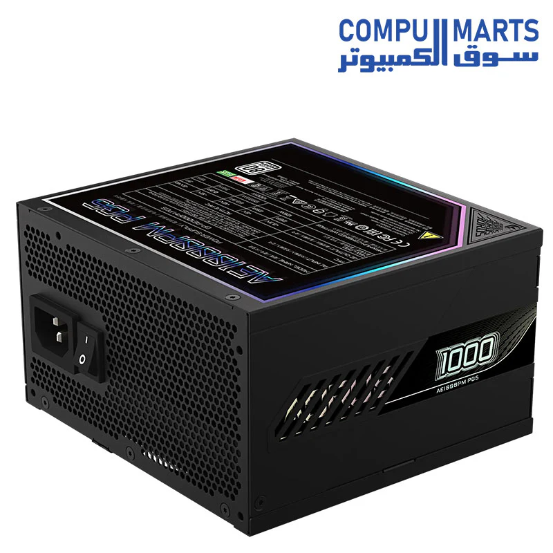 GIGABYTE AORUS ELITE P1000W 80+ Platinum Full Modular PCIe 5.0 — ATX 3.0 and PCIe Gen 5.0, 80 PLUS Platinum, 100% Japanese capacitors, Compact design - GP-AE1000PM PG5 - Image 4