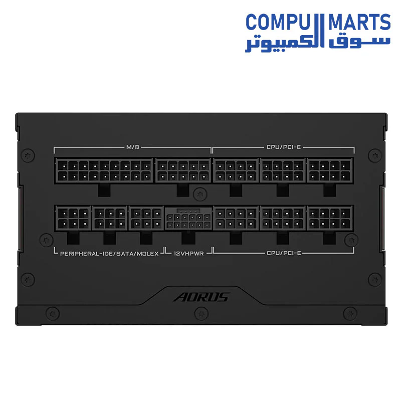 GIGABYTE AORUS ELITE P1000W 80+ Platinum Full Modular PCIe 5.0 — ATX 3.0 and PCIe Gen 5.0, 80 PLUS Platinum, 100% Japanese capacitors, Compact design - GP-AE1000PM PG5 - Image 5