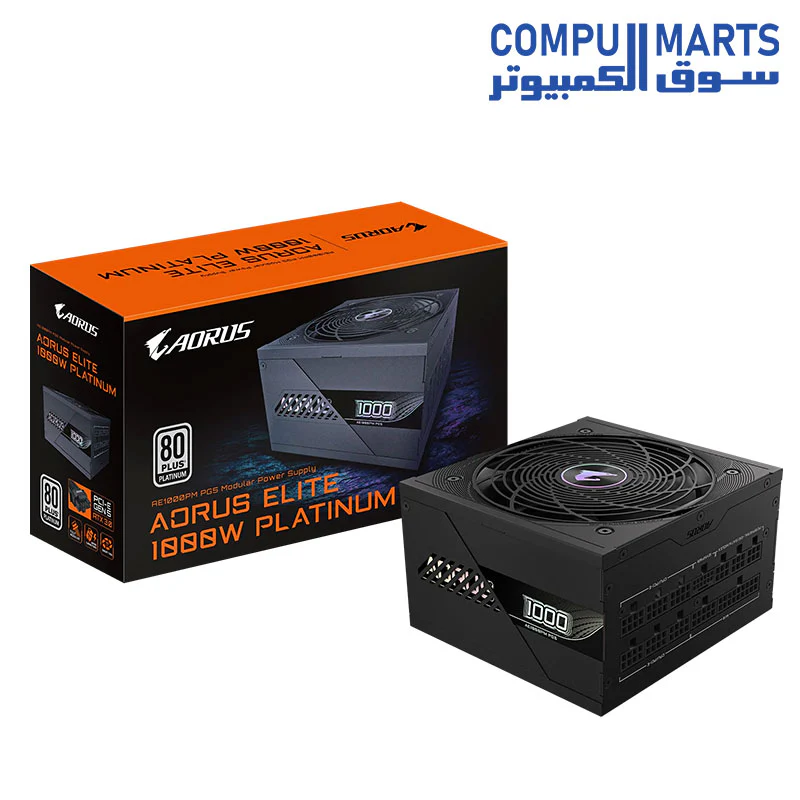 GIGABYTE AORUS ELITE P1000W 80+ Platinum Full Modular PCIe 5.0 — ATX 3.0 and PCIe Gen 5.0, 80 PLUS Platinum, 100% Japanese capacitors, Compact design - GP-AE1000PM PG5 - Image 7