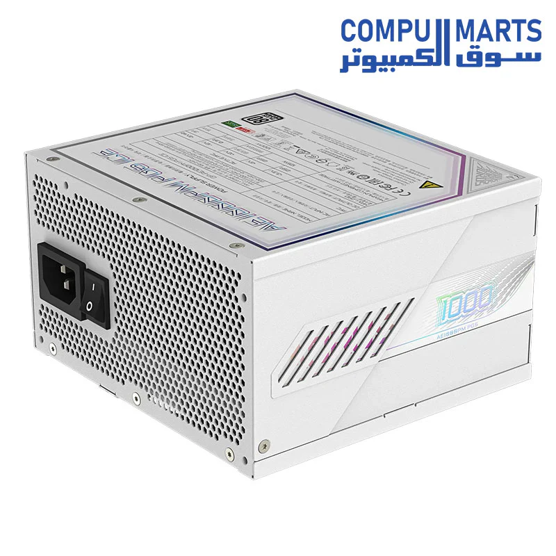GIGABYTE AORUS ELITE P1000W 80+ Platinum Full Modular PCIe 5.0 — ATX 3.0 and PCIe Gen 5.0, 80 PLUS Platinum, 100% Japanese capacitors, Compact design - GP-AE1000PM PG5 - Image 9