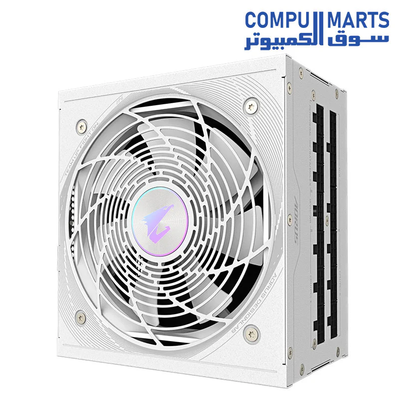 GIGABYTE AORUS ELITE P1000W 80+ Platinum Modular PCIe 5.0 ICE — ATX 3.0 and PCIe Gen 5.0 ready, 80 PLUS Platinum, 100% Japanese capacitors, Compact design - GP-AE1000PM PG5 ICE - Image 2