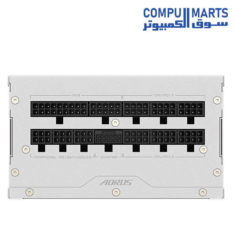 GIGABYTE AORUS ELITE P1000W 80+ Platinum Modular PCIe 5.0 ICE — ATX 3.0 and PCIe Gen 5.0 ready, 80 PLUS Platinum, 100% Japanese capacitors, Compact design - GP-AE1000PM PG5 ICE - Image 6