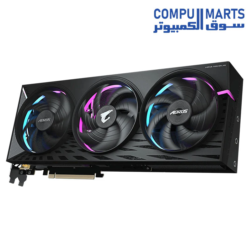Gigabyte AORUS Radeon RX 9070 XT Elite 16G Graphics Card - 16GB GDDR6, 256bit, PCI-E 5.0, 3100 MHz Core Clock, 2 x DisplayPort, 2 x HDMI, GV-R9070XTAORUS E-16GD - Image 3