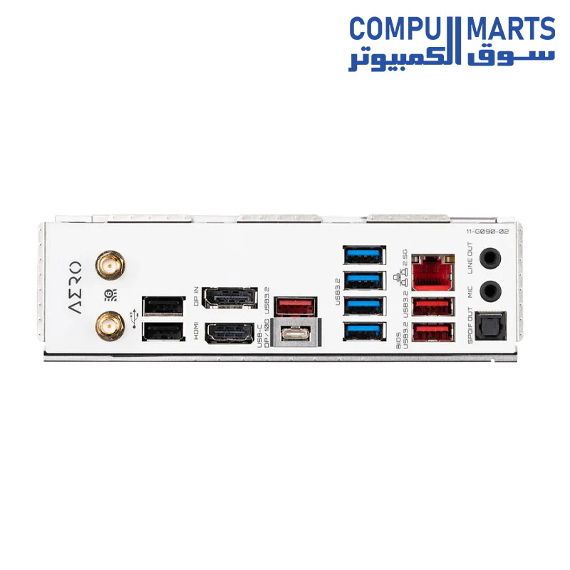 GIGABYTE B650 AERO G AM5 ATX Motherboard, AMD B650 Chipset, 4x DDR5 DIMM, 192GB Max Capacity, 2.5GbE LAN / Wi-Fi 6E / Bluetooth V5.2, 1*PCIe 5.0, DP IN / HDMI, USB-C/3.2 - Image 4