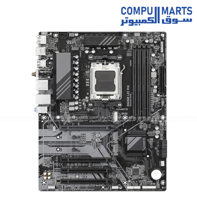 GIGABYTE B650 UD AX – AMD AM5 ATX DDR5 Motherboard with PCIe 5.0 & Wi-Fi 6 - Image 2