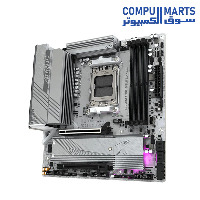 GIGABYTE B650M AORUS ELITE AX ICE Motherboard - Image 4