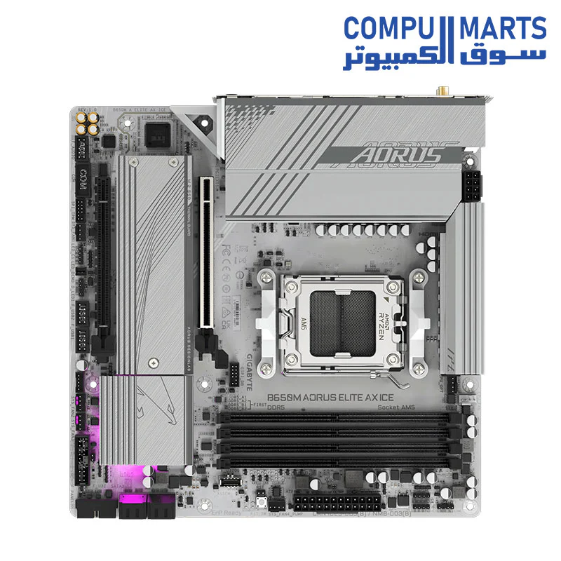 GIGABYTE B650M AORUS ELITE AX ICE Motherboard - Image 5
