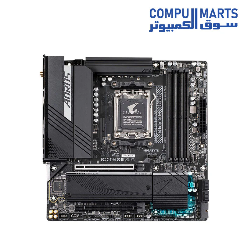 GIGABYTE B650M AORUS ELITE AX Motherboard Ryzen - Image 2