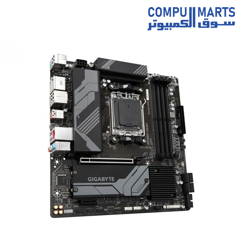 GIGABYTE B650M DS3H DDR5 AM5 LGA 1718 AMD M-ATX Motherboard PCIe 4.0 M.2, PCIe 4.0, USB 3.2 Gen2X2 Type-C, 2.5GbE LAN Ryzen - Image 3