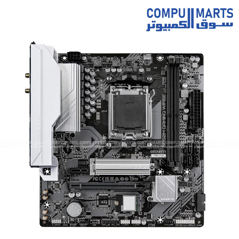 GIGABYTE B650M Gaming WiFi6E – AMD AM5 Micro-ATX DDR5 Motherboard with PCIe 5.0 & Wi-Fi 6E - Image 2