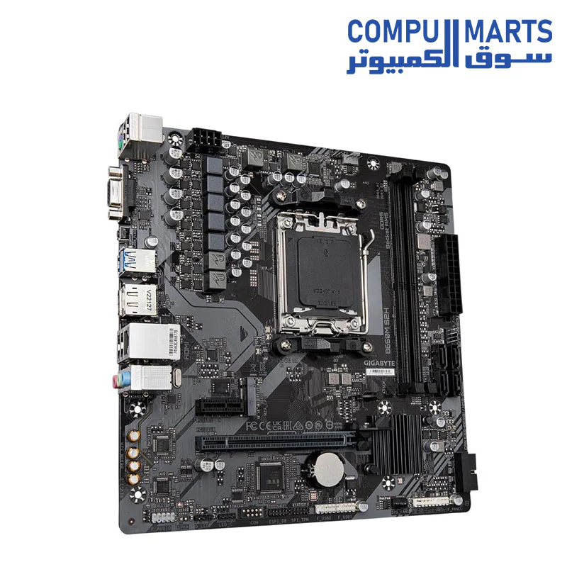 GIGABYTE B650M S2H Motherboard – AMD AM5 – Micro-ATX – DDR5 – PCIe 4.0 – M.2 – HDMI / DisplayPort – USB 3.2 – Ryzen 7000 / 8000 / 9000 Ready - Image 2