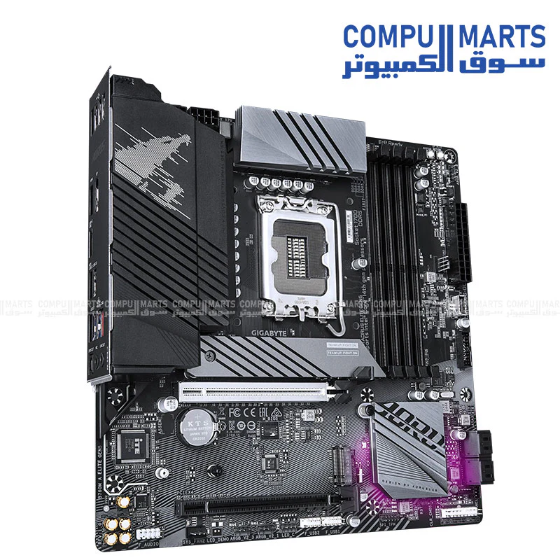GIGABYTE B760M AORUS ELITE GEN5 DDR5 Motherboard – Intel LGA 1700, PCIe 5.0, mATX - Image 2