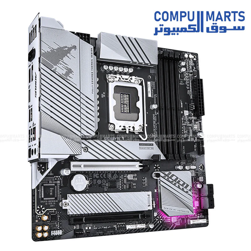 GIGABYTE B760M AORUS ELITE WIFI6E GEN5 Motherboard – Intel LGA1700 – Micro-ATX – DDR5 – PCIe 5.0 – M.2 – WiFi 6E – USB 3.2 – Supports Intel 14th / 13th / 12th Gen - Image 3