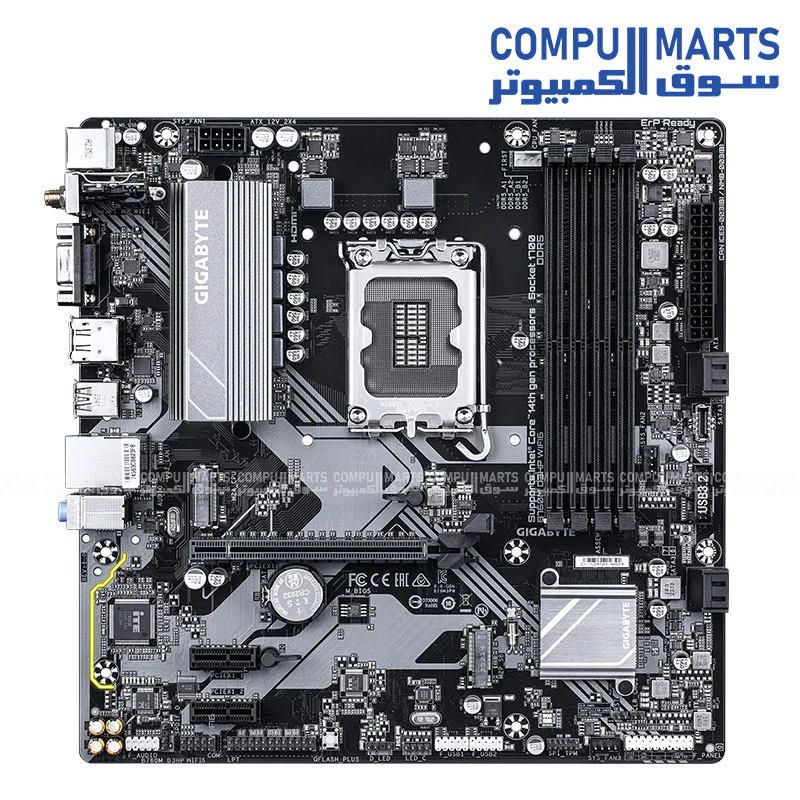 GIGABYTE B760M D3HP WiFi 6 – LGA 1700, Dual‑Channel DDR5, PCIe 4.0, 2× M.2 Gen4, GbE LAN & Wi‑Fi 6 - Image 2