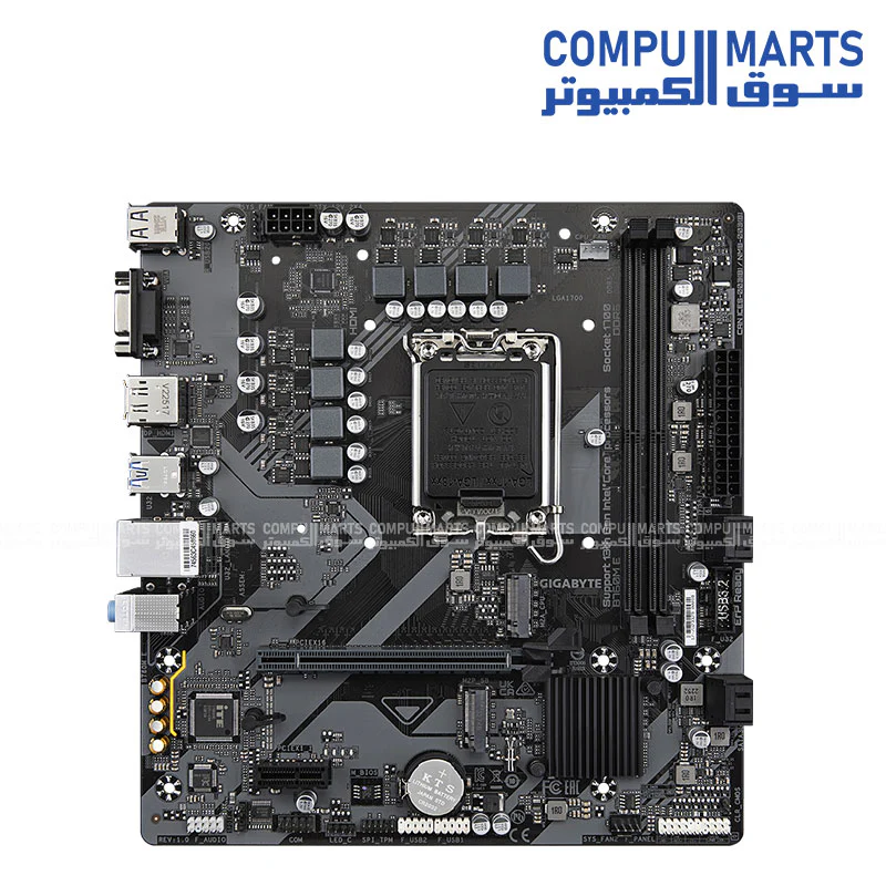 GIGABYTE B760M E DDR5 Motherboard – LGA1700, Intel B760, PCIe 4.0, Dual M.2 - Image 2