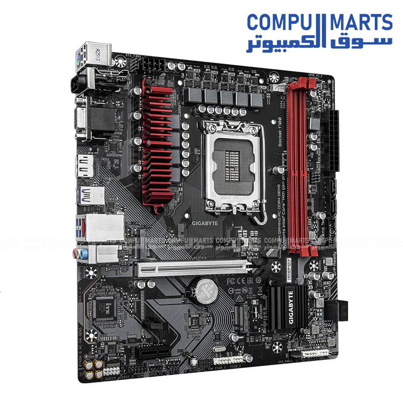 GIGABYTE B760M G AC D4 GEN5 (rev. 1.0) Motherboard – Intel LGA1700 – Micro-ATX – DDR4 – PCIe 5.0 – M.2 – WiFi AC – USB 3.2 – Supports Intel 14th / 13th / 12th Gen - Image 2