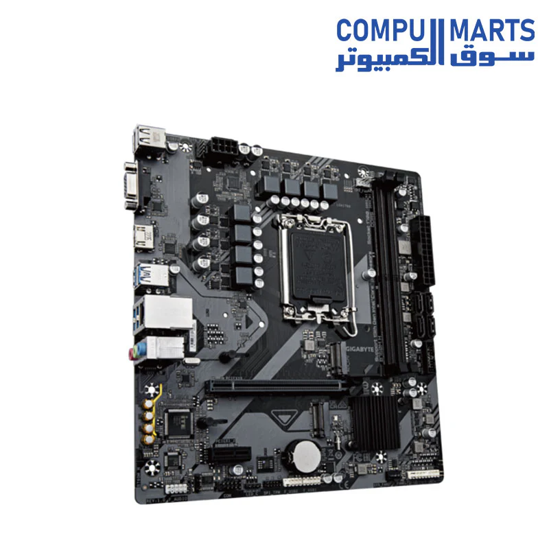 GIGABYTE B760M H Motherboard – Intel LGA1700 – Micro-ATX – DDR4 – PCIe 4.0 – M.2 – HDMI / DisplayPort – USB 3.2 – Supports Intel 14th / 13th / 12th Gen - Image 2
