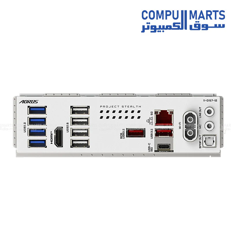 GIGABYTE B850 AORUS STEALTH ICE – AM5 ATX DDR5 up to 8200 MT/s OC, PCIe 5.0, 5 GbE LAN, Wi‑Fi 7, 4× M.2 Slots - Image 4