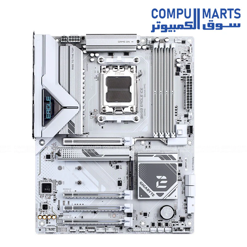 GIGABYTE B850 EAGLE ICE – AM5 DDR5 8200MT/s OC, PCIe 5.0 GPU Slot, 3× M.2, 2.5GbE - Image 2