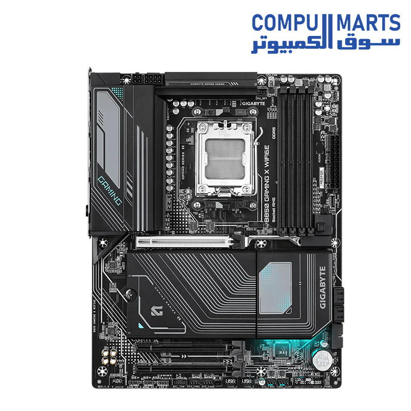 GIGABYTE B850 GAMING X WIFI6E Motherboard – AMD AM5 – ATX – DDR5 – PCIe 5.0 – M.2 – WiFi 6E – USB 3.2 – Ryzen 7000 / 8000 / 9000 Ready - Image 2