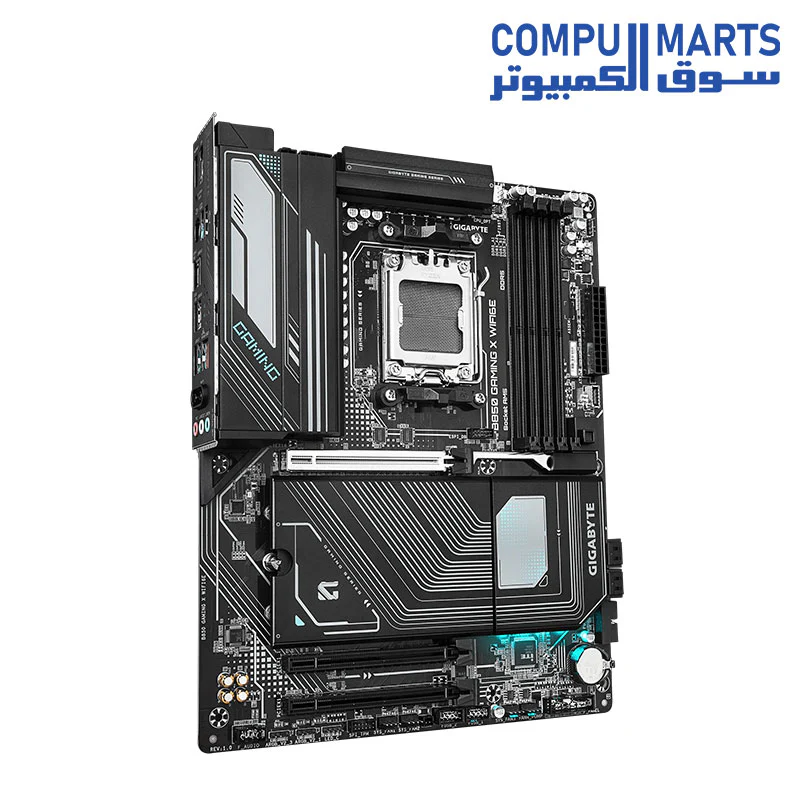 GIGABYTE B850 GAMING X WIFI6E Motherboard – AMD AM5 – ATX – DDR5 – PCIe 5.0 – M.2 – WiFi 6E – USB 3.2 – Ryzen 7000 / 8000 / 9000 Ready - Image 3