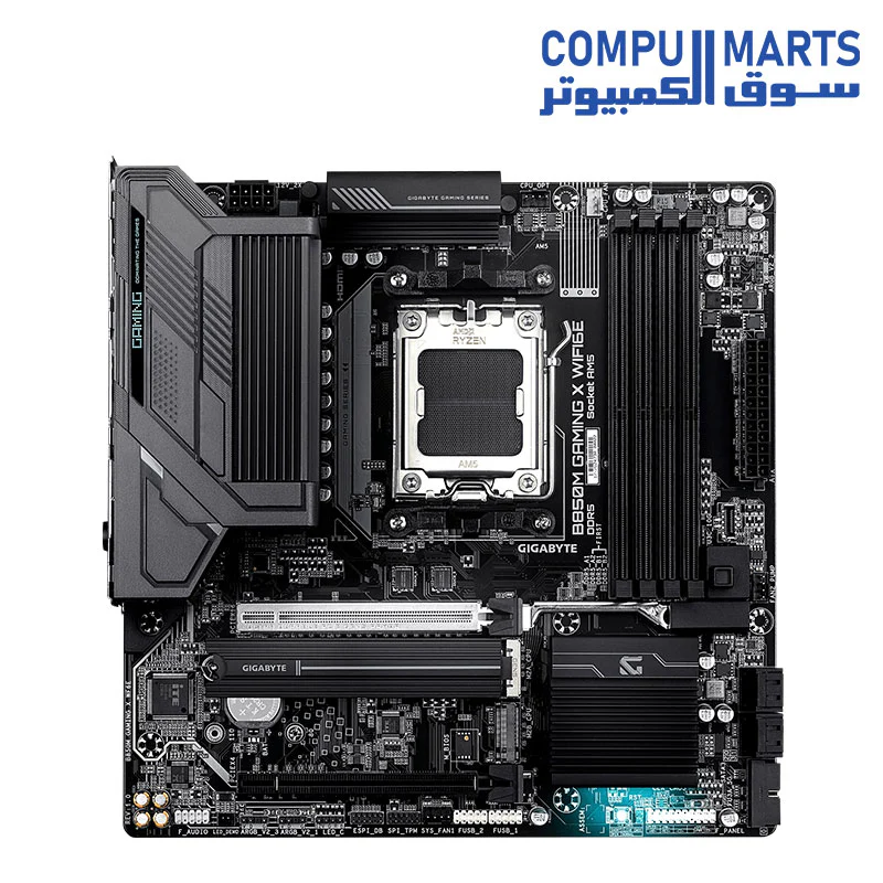 GIGABYTE B850M GAMING X WF6E Motherboard – AMD AM5 – Micro-ATX – DDR5 – PCIe 5.0 – M.2 – WiFi 6E – USB 3.2 – Ryzen 7000 / 8000 / 9000 Ready - Image 2