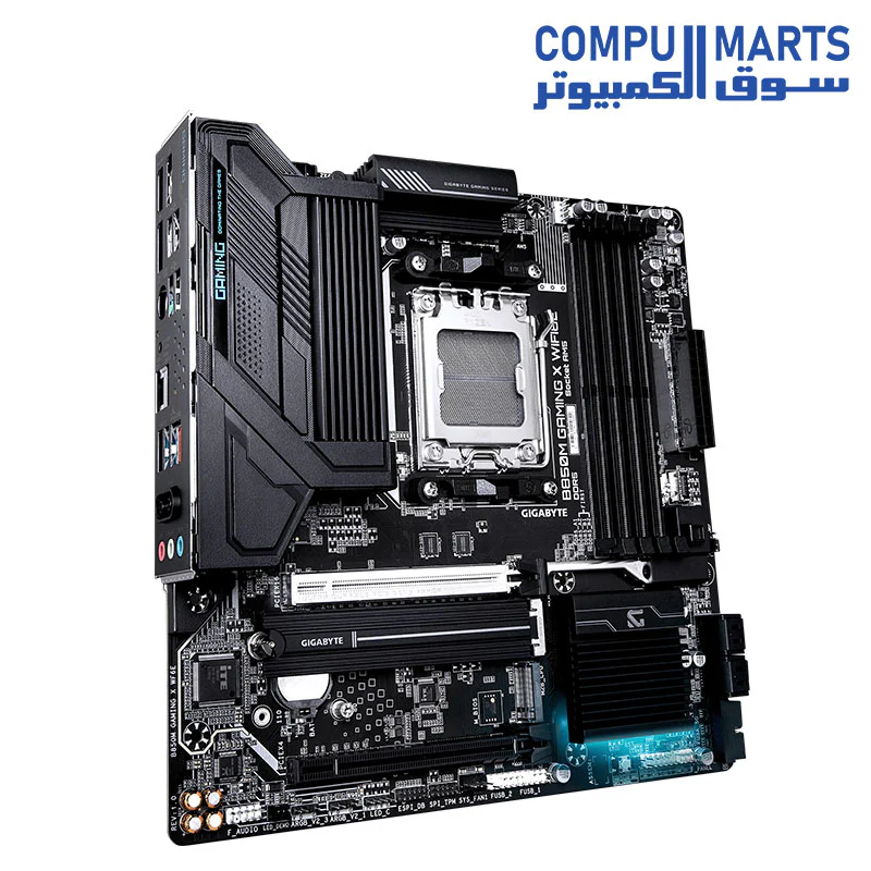 GIGABYTE B850M GAMING X WF6E Motherboard – AMD AM5 – Micro-ATX – DDR5 – PCIe 5.0 – M.2 – WiFi 6E – USB 3.2 – Ryzen 7000 / 8000 / 9000 Ready - Image 3