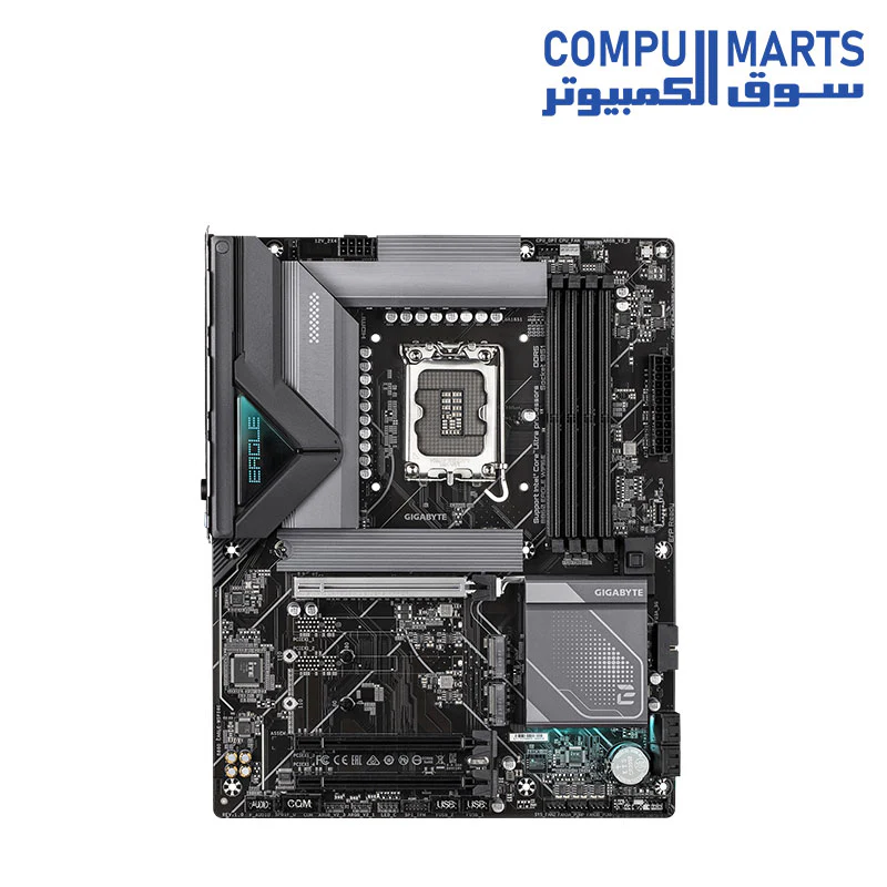 GIGABYTE B860 EAGLE WiFi6E Motherboard – Intel LGA1851 – ATX – DDR5 – PCIe 5.0 – M.2 – WiFi 6E – USB 3.2 – For Intel Core Ultra Processors - Image 2